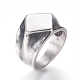 304 anillos de banda de sello de acero inoxidable para hombres RJEW-D073-29-AS-2