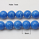 Chapelets de perles en turquoise synthétique TURQ-H038-8mm-XXS21-2
