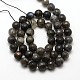 Aa grade pierre naturelle labradorite facettes perles rondes brins G-E251-32-12mm-3