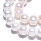 Fili di perle di perle d'acqua dolce coltivate naturali PEAR-N013-08E-5