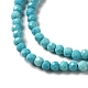 Chapelets de perles en howlite naturelle G-C025-02A-01-4