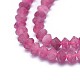 Natural Pink Tourmaline Beads Strands G-I249-D10-3
