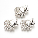 Alloy Rhinestone Snap Buttons SNAP-Q007-012AS-1