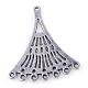 Tibetan Style Alloy Chandelier Components TIBE-Q054-10AS-RS-2