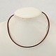 Cowhide Leather Necklace Making AJEW-JW00001-02-2