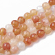 Chapelets de perles en cornaline naturelle G-S295-13-6mm-1
