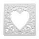 Valentinstag Rahmen Kohlenstoffstahl Schneidwerkzeuge Schablonen X-DIY-WH0170-174-2