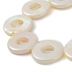 Fili di perline tinti in conchiglia naturale d'acqua dolce BSHE-P033-01A-4