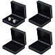 Boîtes cadeaux de rangement pour boutons de manchette en plastique&nbsp;CON-WH0115-07-1
