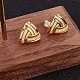 925 boucles d'oreilles triangle en argent sterling JE998A-4