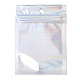Bolsas láser de plástico con cierre de cremallera rectangular OPP-YWC0001-7X10-2
