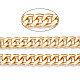 Aluminum Faceted Curb Chains CHA-N003-18KCG-2