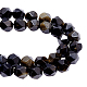 NBEADS 2 Strands about 130 Pcs Natural Obsidian Beads G-NB0003-50-1