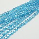 Electroplate Glass Beads Strands EGLA-D019-41-1