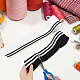 BENECREAT 4 Strands 43.3x2 inch Rib Cuff Stretch Stripes Knitted Fabric with Strip Pattern for DIY Sewing Cuffs for Waistband Neckband Leg Arms Sportswear Cuffs Extension OCOR-BC0005-14-5