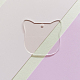 Disque acrylique transparent gros pendentifs ZXFQ-PW0001-039F-1