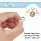 Unicraftale 4 шт. 304 пружинных кольца из нержавеющей стали STAS-UN0051-08-3