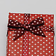 Cajas de collar de cartón con moño y esponja en el interior CBOX-R012-6-3