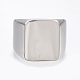 304 кольцо с печаткой из нержавеющей стали для мужчин RJEW-G091-16-21mm-P-2