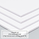 Olycraftpvcフォームボード  ポスターボード  工芸用  モデリング  アート  表示  学校のプロジェクト  正方形  ホワイト  20.4x20.4x0.3cm DIY-OC0005-55A-01-5