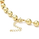 Ожерелья-цепочки из латуни с покрытием стойки для женщин NJEW-G102-01D-G-3