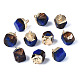 Assembled Synthetic Bronzite and Lapis Lazuli Charms G-N330-47A-1