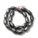 Non-Magnetic Synthetic Hematite Beads Strands G-P518-04A-2