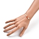 Bracelets en perles d'agate rouge naturelle / cornaline (teints et chauffés) BJEW-JB05327-05-3