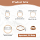 OLYCRAFT 120Pcs 4 Size Natural Wood Linking Rings Wood Earring Blanks 16/19/20/30mm Inner Diameter Undyed Wood Pendants Unfinished Wooden Slices Circle Macrame Rings for Jewelry Making DIY Crafts WOOD-OC0002-95-2
