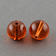 Chapelets de perles en verre transparent drawbench GLAD-Q012-6mm-13-1
