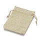Burlap Packing Pouches Drawstring Bags ABAG-Q050-15x20-01-2