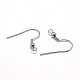 316 Surgical Stainless Steel Earring Hooks X-STAS-E009-1