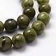 Natürliche chinesische Jade Perlen Stränge G-F363-10mm-3