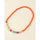 Fashion Imitation Acrylic Pearl Stretchy Necklaces for Kids NJEW-JN00425-07-3