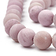 Chapelets de perles en rhodonite naturelle G-T106-283-2