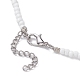 3 collier de perles en acrylique en forme d'ours. NJEW-JN04632-6
