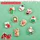 45Pcs 9 Styles Christmas Theme Opaque Resin Cabochons JX253A-2