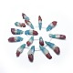 Electroplated Natural Quartz Crystal Beads Strands G-F655-13A-2