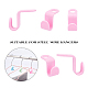 GORGECRAFT 4 Colors 40PCS Clothes Hanger Connector Hooks Closet Hangers Organizer Plastic Cascading Linking Extender Clips Accessory for Heavy Duty Clothes Closet Plastic Hangers KY-GF0001-12-4
