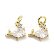 Латунные микро проложить кубического циркония подвески KK-U060-20G-A