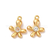 Латунные микро проложить кубического циркония подвески KK-K382-60G