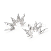 Серьги-гвоздики из циркония EJEW-G350-03P