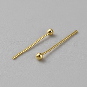 100 шт. Латунные булавки с шаровой головкой FIND-WH0110-694B-G