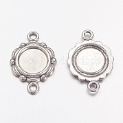 Тибетском стиле сеттинги ссылку кабошон ободок TIBEP-0578-S-FF
