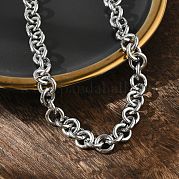 Не тускнеющие цепочки Rolo из нержавеющей стали 304 NJEW-F297-02P