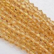 Двойной конус бисер пряди EGLA-P016-4mm-08