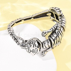 Gliederkettenarmbänder aus 304 Edelstahl für Damen und Herren&nbsp;BJEW-P386-07AS