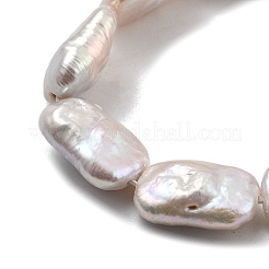 Perles de perles de keshi baroques naturelles&nbsp;PEAR-P064-01B-08A