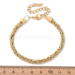 304 Edelstahl-Seilkettenarmbänder für Damen&nbsp;BJEW-D338-01G-02