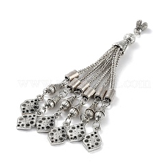 Chaîne gourmette en alliage de style tibétain gland gros pendentifs&nbsp;FIND-K013-01AS-09